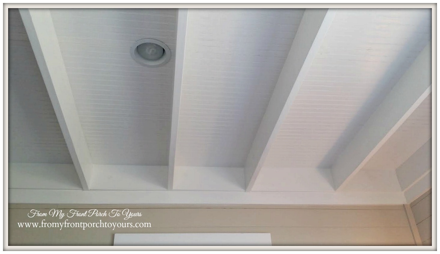 Beadboard Ceiling-Texas Farmhouse-RoundTop Texas-Trendmaker Homes-From My Front Porch To Yours