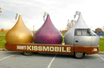 Hershey's Kissmobile in Hershey Pennsylvania