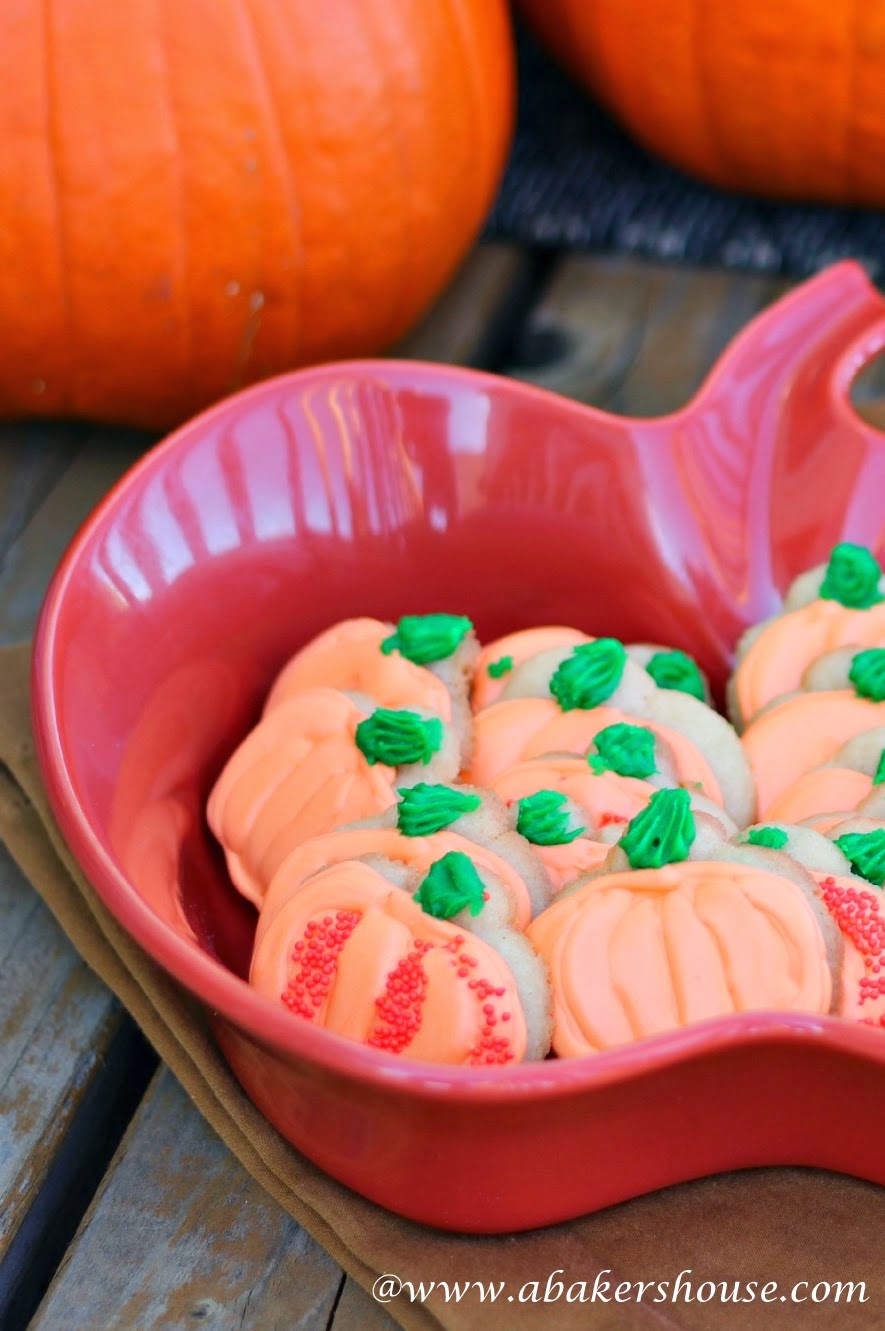 Halloween Spritz cookies from A Baker's House