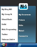 cara cepat membuat menu start windows pada blog