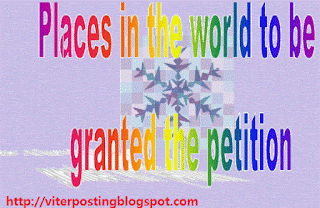 Places in the world to be granted the petition