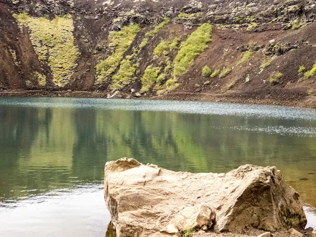 Self-drive around Iceland's Golden Circle: Kerið Crater Lake