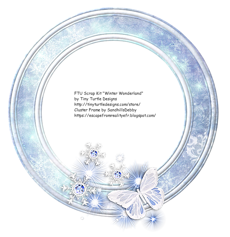 Escape From Reality Blog FTU "Winter Wonderland" Clusters & Cluster Frames