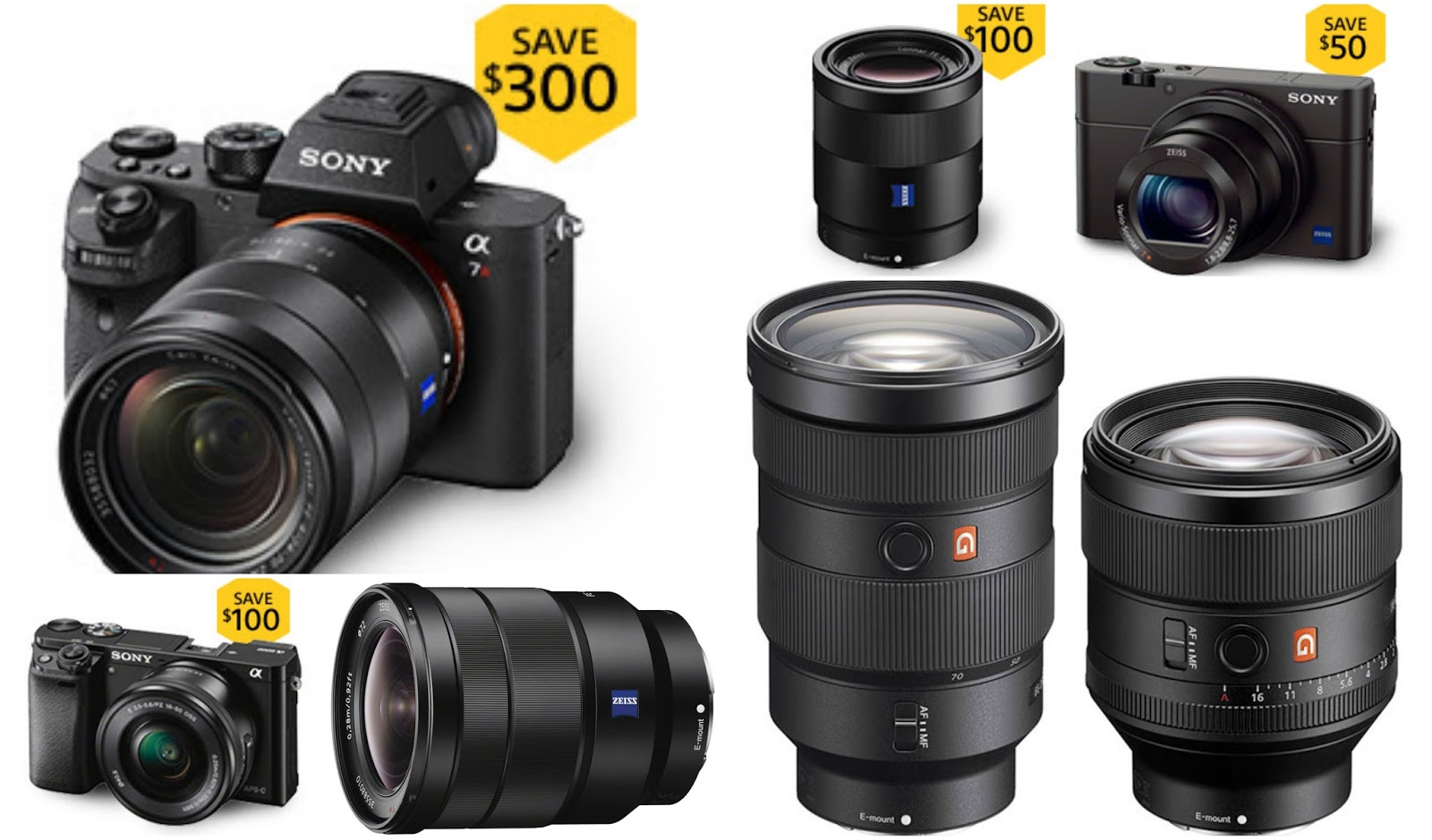 ONE CLICK DIGITAL REVIEWS Sony's Mother’s day Deal on Cameras and Lenses