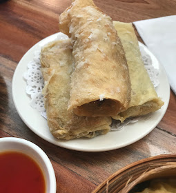 Secret Kitchen Express, Doncaster, vegetarian spring rolls