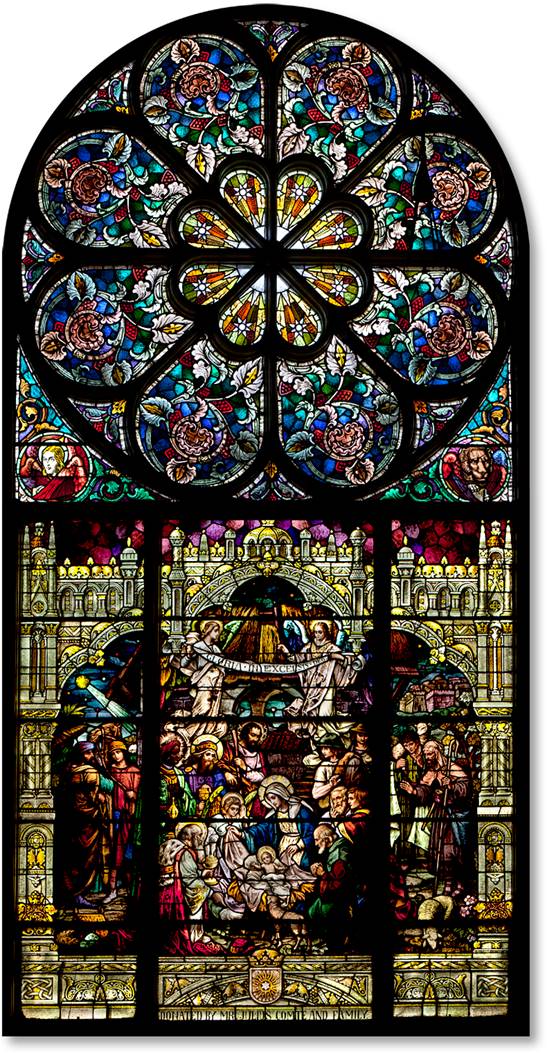 Catholic Architecture and History of Toledo, Ohio Sacred Heart, East Toledo, Nativity Window