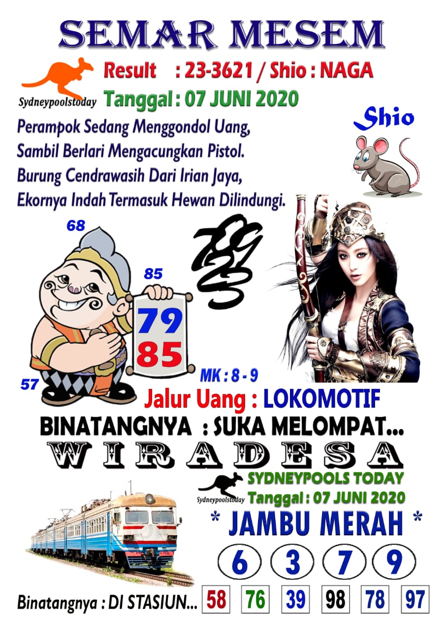 Semar Mesem Sdy 7 Juni 2021