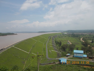 View of Madhuban Dam from "Madhuban Viewpoint".