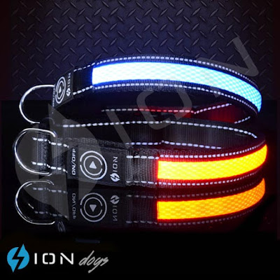 glow in the dark pet collar with LED