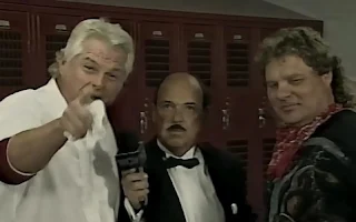 WCW UNCENSORED 1996 - Col. Parker (w/ Dick Slater) promised to beat up Madusa