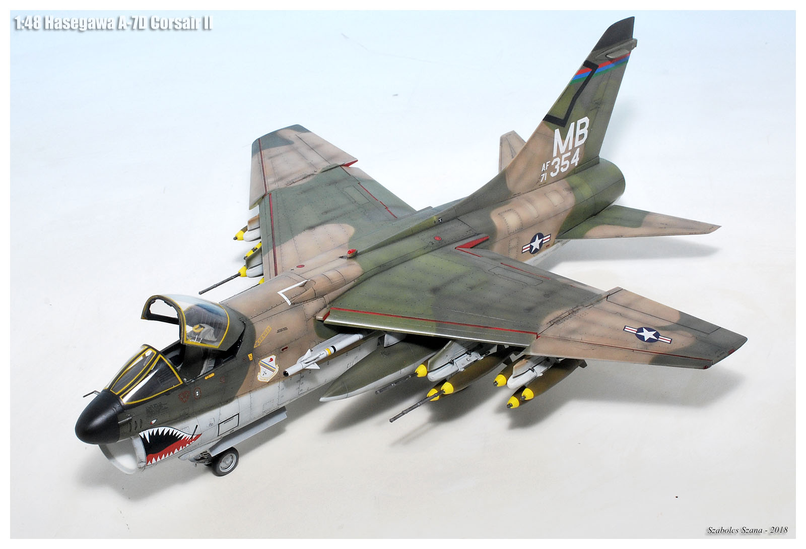 A-7 corsair ii 1/48. A7 corsair ii flaps. A-7e corsair ii (va-22 / cvw-11). B 7 a 1 48. 1/48 hasegawa a-7 corsair ii.