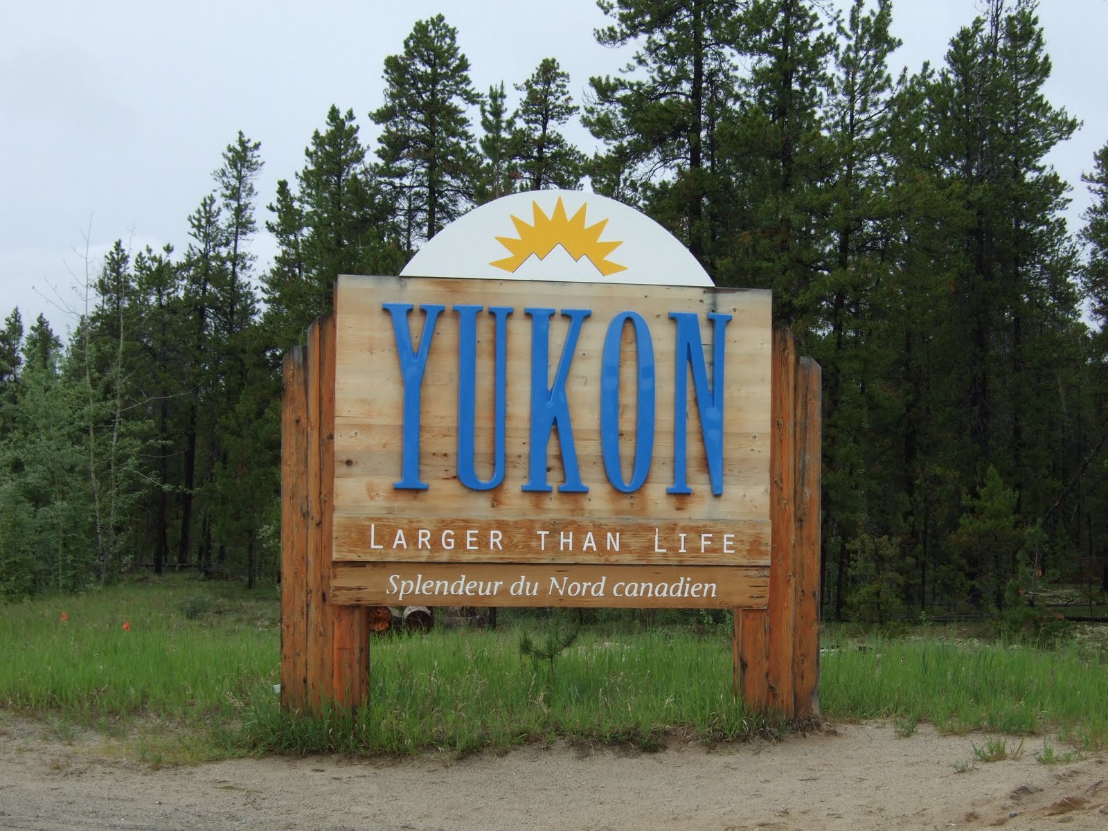 Tom and Suzanne's Travels Watson Lake in the Yukon