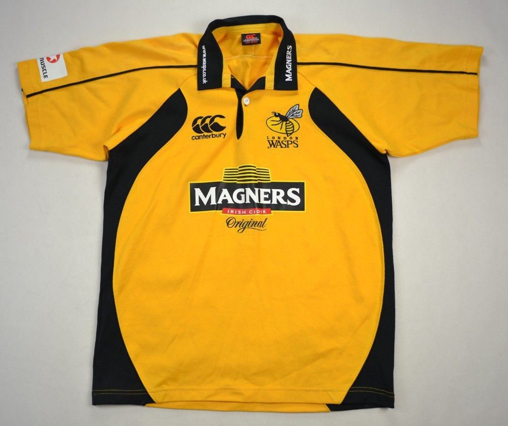 typhoon corner: Canterbury London WASPS rugby jersey -14Yrs-