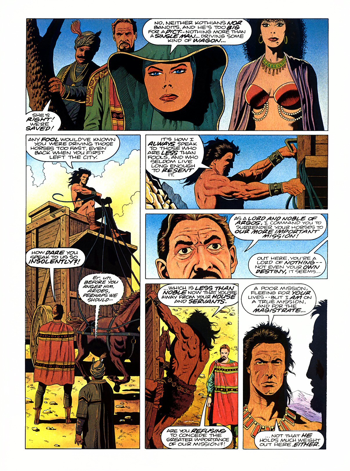 Read online Marvel Graphic Novel: Conan the Barbarian: The Skull of Set comic -  Issue # Full - 21