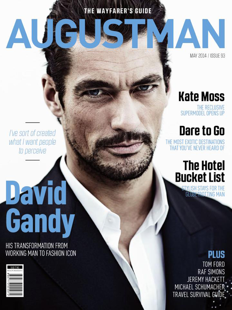 David Gandy for August Man (May 2014) ~ David James Gandy
