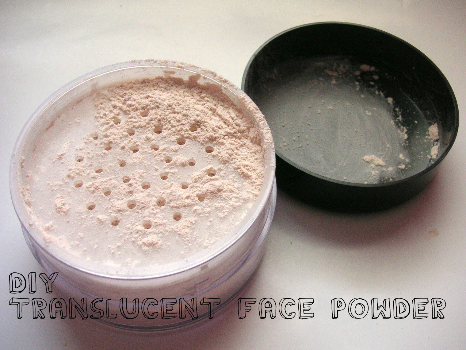 DIY: Translucent face powder