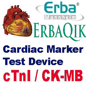 erbaqik cardiac marker test device Troponin I CK-MB erbaqik cardiac marker test device Troponin I CK-MB