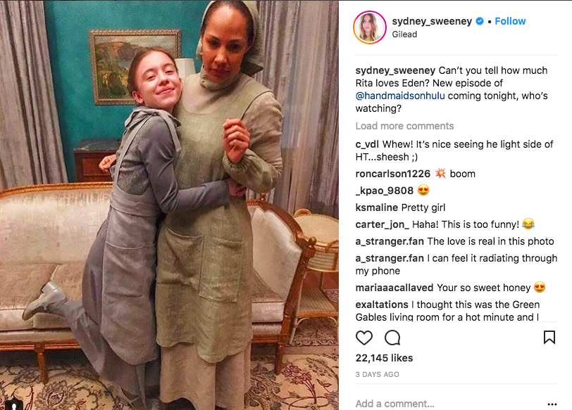 Handmaid's Tale Cast Sydney Sweeney - Tale Season Handmaid Handmaids