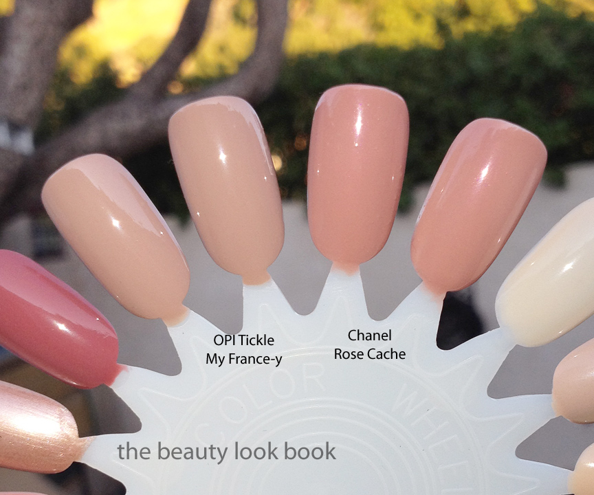 Chanel Rose Caché looks similar to OPI Tickle My France-y, do you know how ...