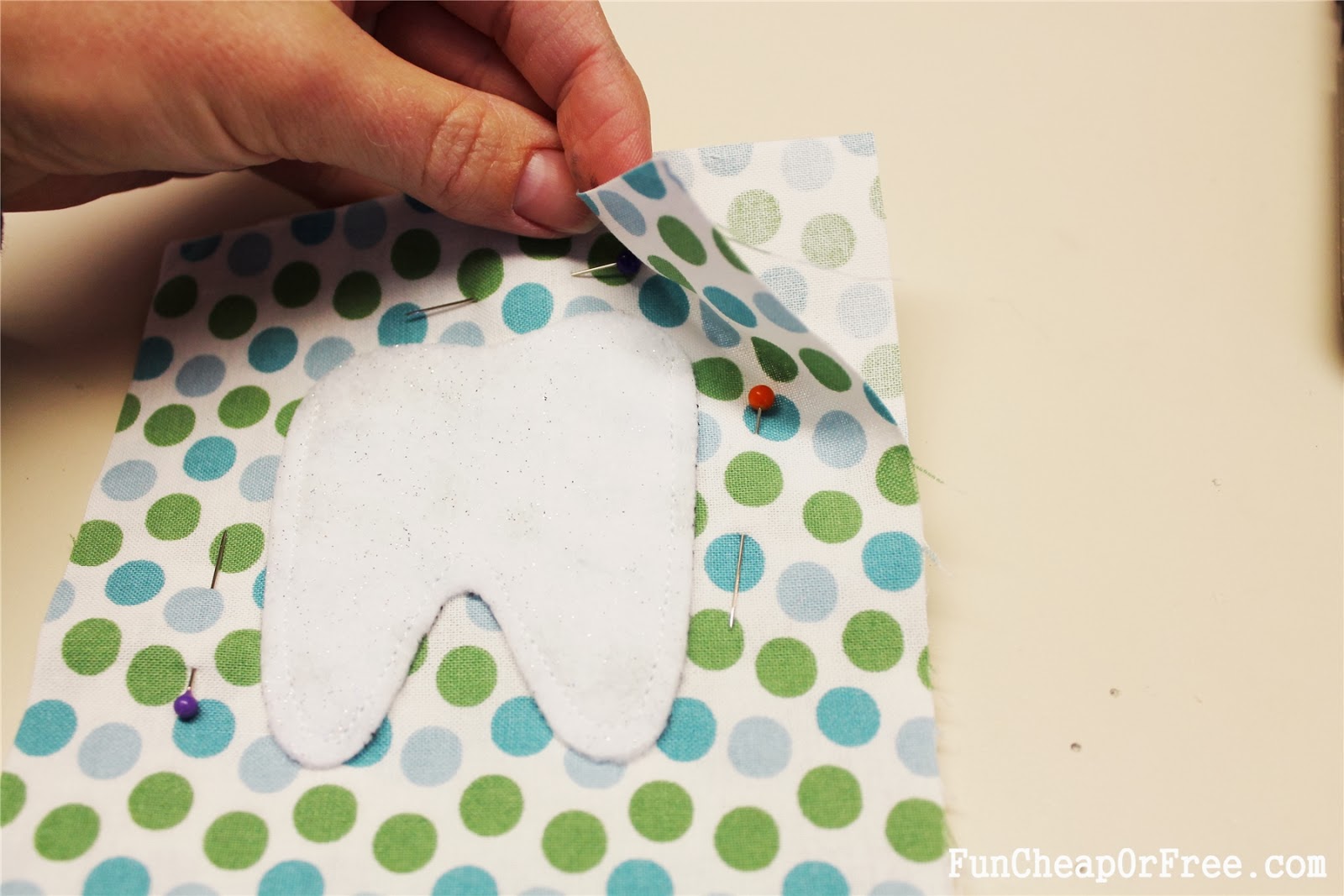 Super easy Tooth Fairy pillow tutorial