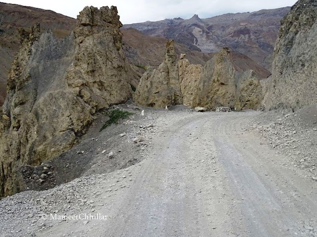 Road Conditions in Lahual-Spiti, Himachal Pradesh