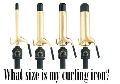 Tools Curling Iron Size Chart