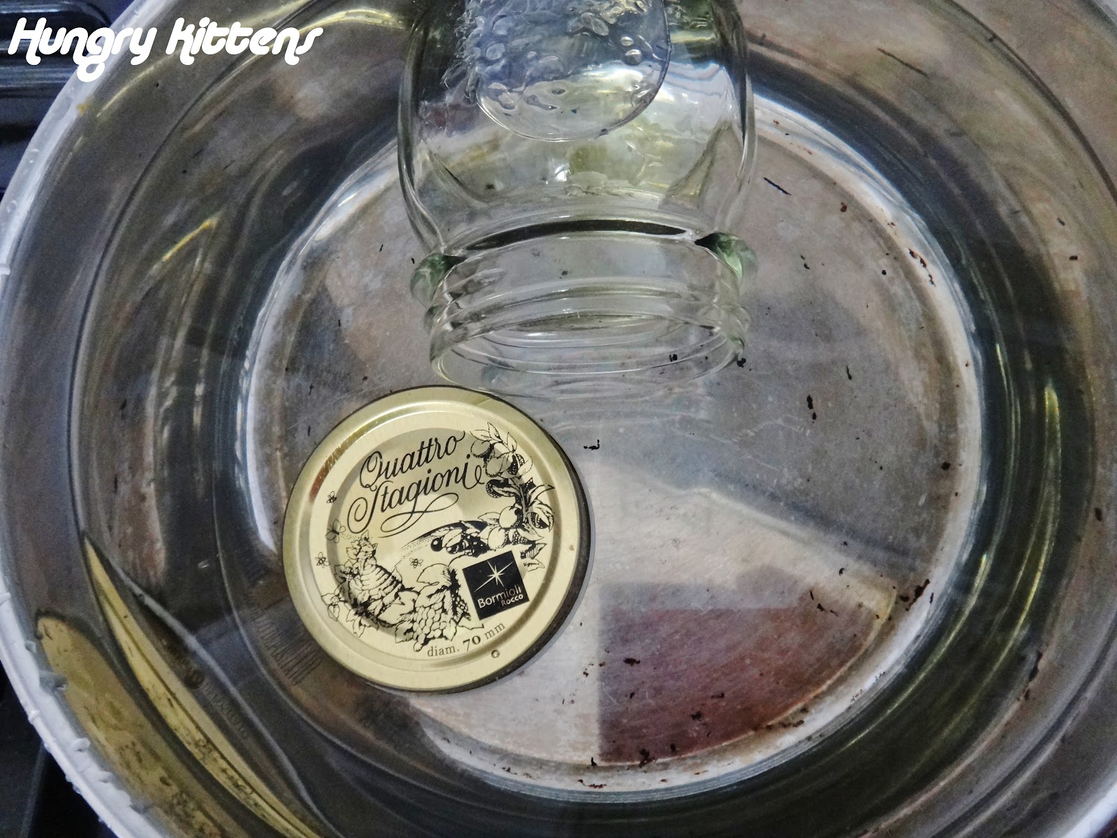 Hungry Kittens How to sterilize a jar for jams and things