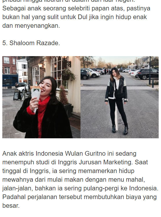 5 anak artis yang kerap pamer kemewahan karena punya harta 5 anak artis yang kerap pamer kemewahan karena punya harta