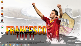 Theme AS ROMA Fc For Windows 8 and Windows 7