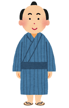 江戸時代の町民のイラスト（男性）