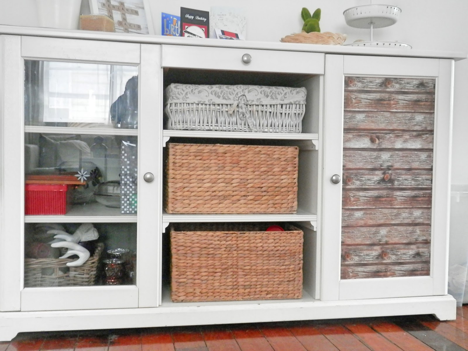 A Pocketful of Me IKEA LIATORP HACK Rustic Sideboard Makeover