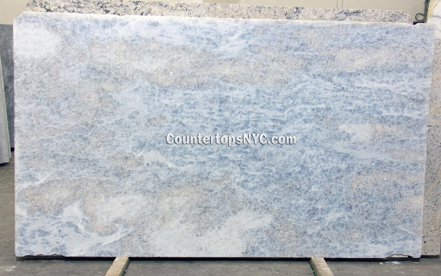 Calcite Azul Polished Marble Slab NYC 2cm
