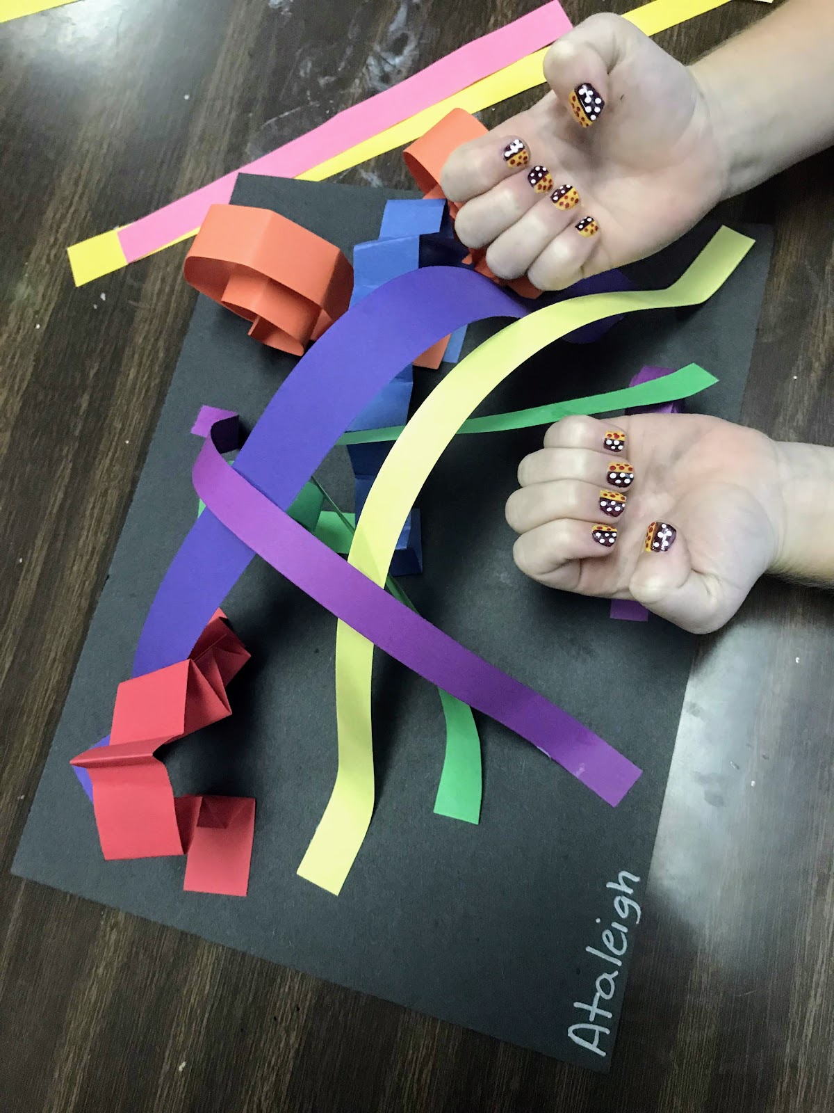 Elements of the Art Room Kindergarten Line Sculptures take II!