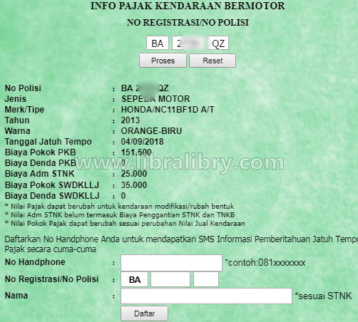 Samsat Sumatera Barat