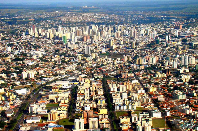 vista aérea de Uberlândia