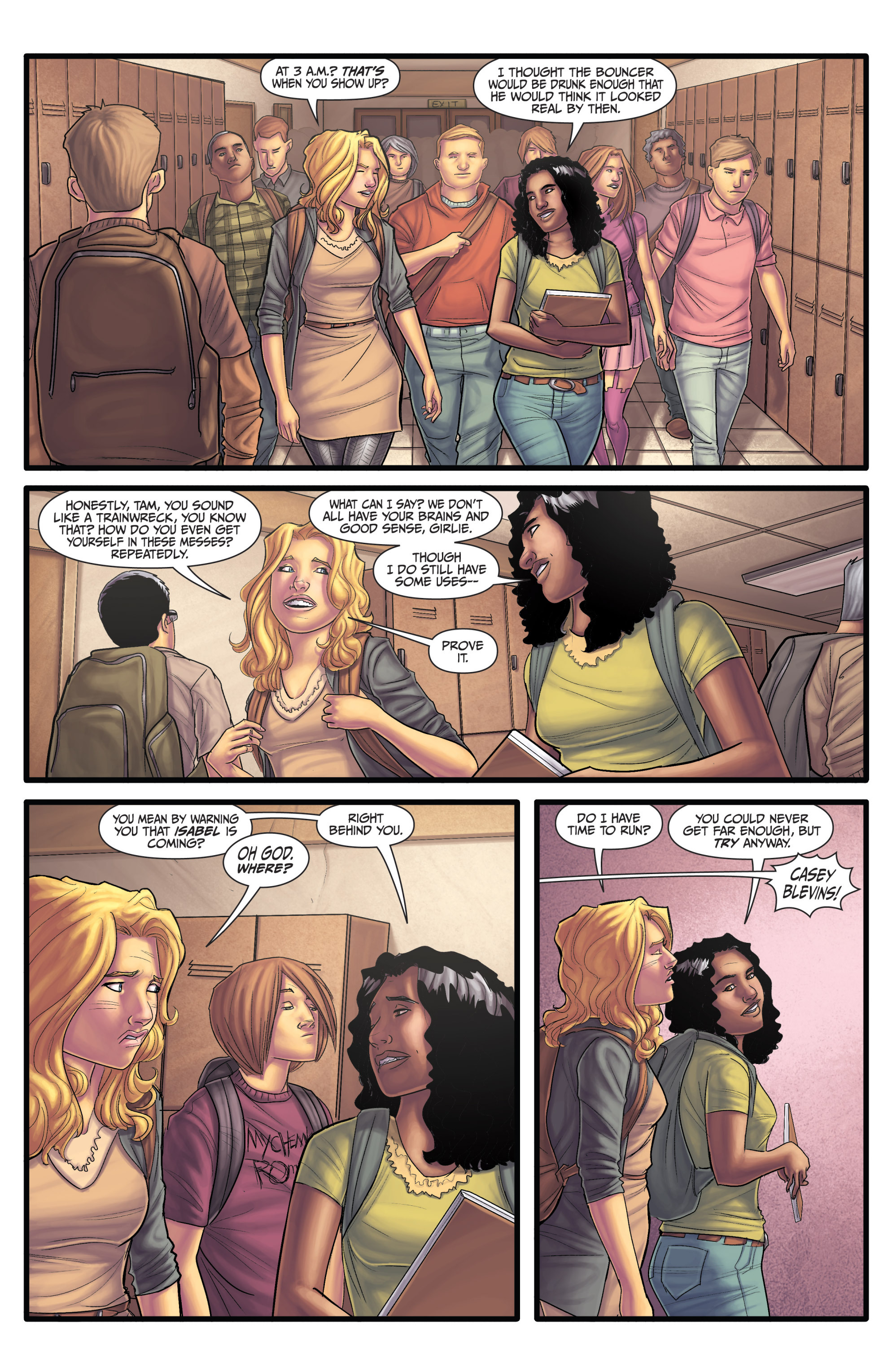 Read online Morning Glories comic -  Issue # _TPB 5 - 27