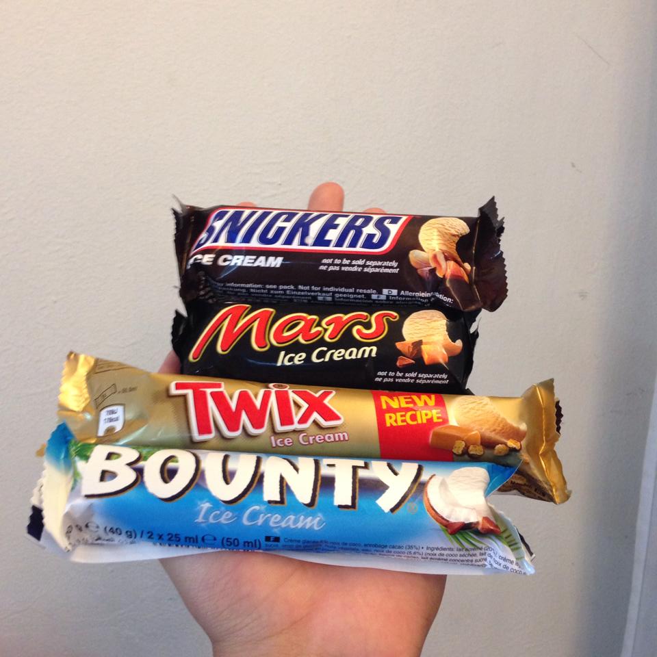 i-scream: Snickers, Mars, Twix &amp; Bounty Ice Cream