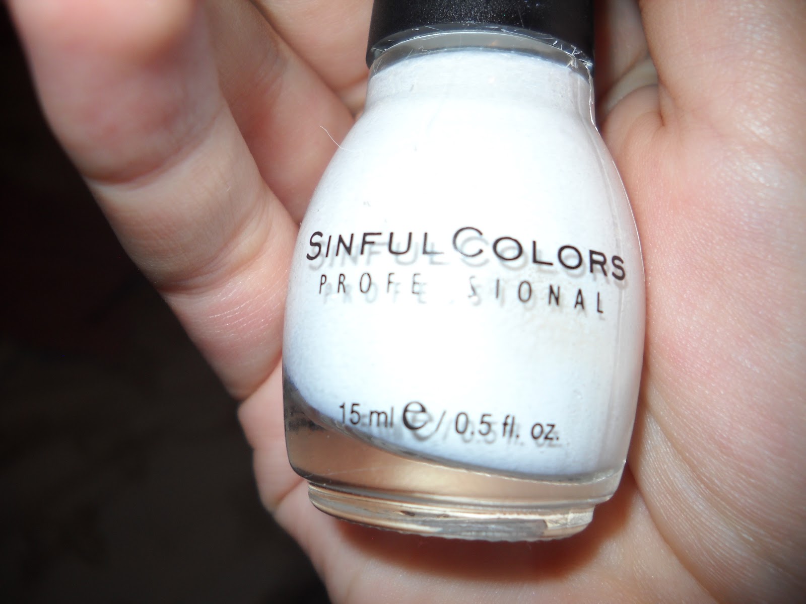8. Sinful Colors Snow Me White Nail Polish - wide 5