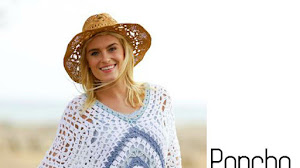 Poncho Crochet con Moldes y Patrones