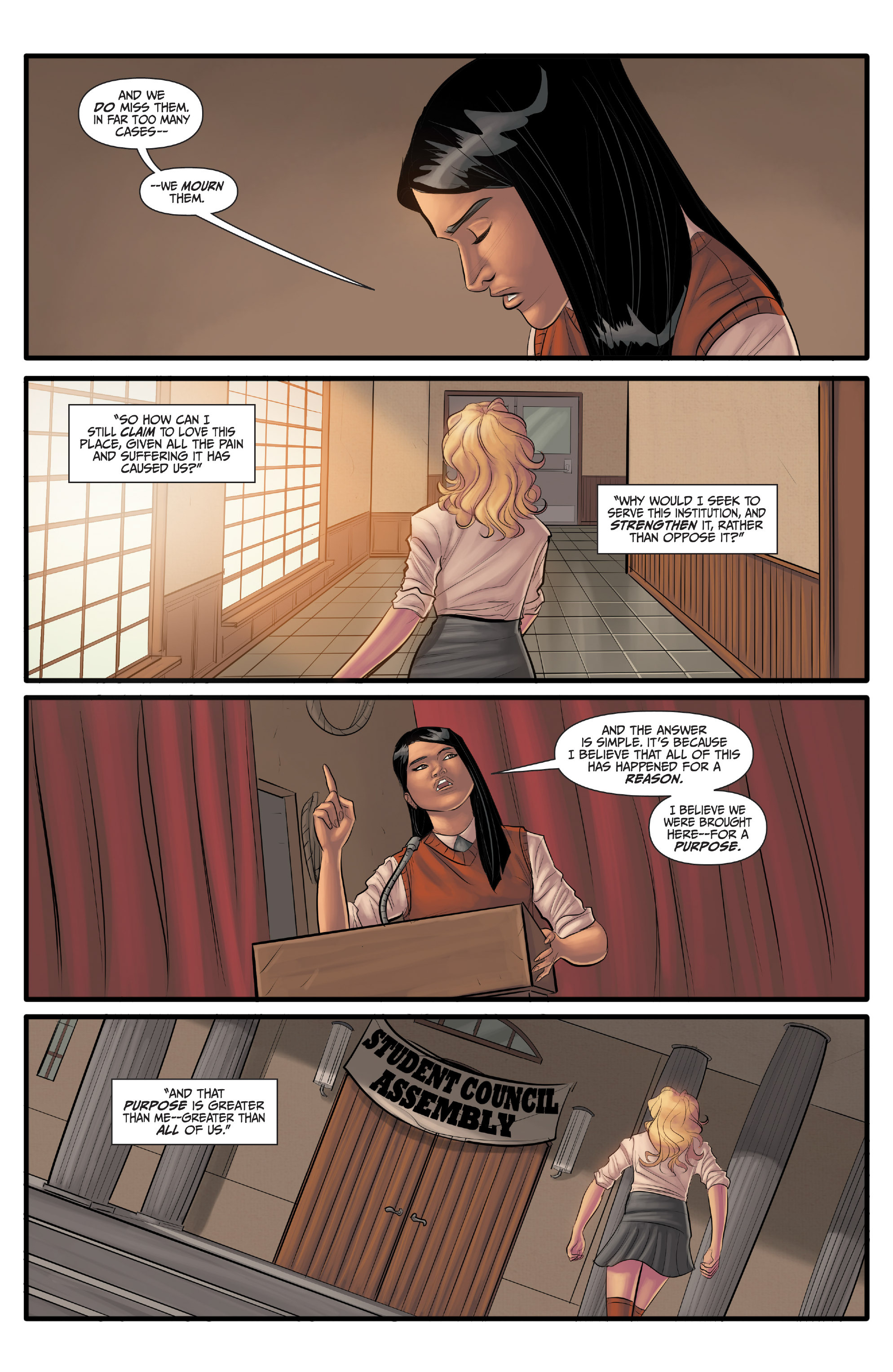 Read online Morning Glories comic -  Issue #42 - 26