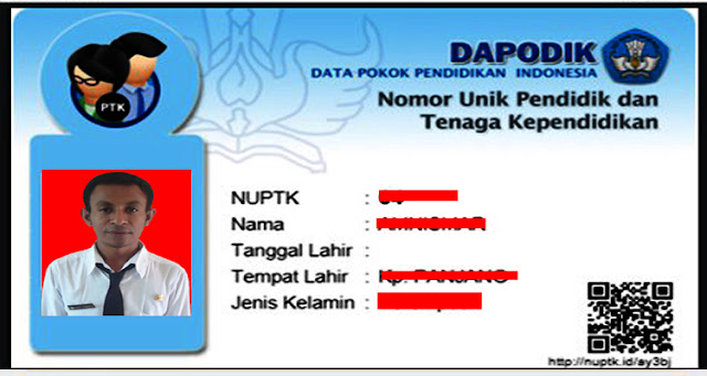 Panduan Cara Cetak Kartu Nuptk Di Verval Ptk Resmi Kemdikbud Dapodik Co Id