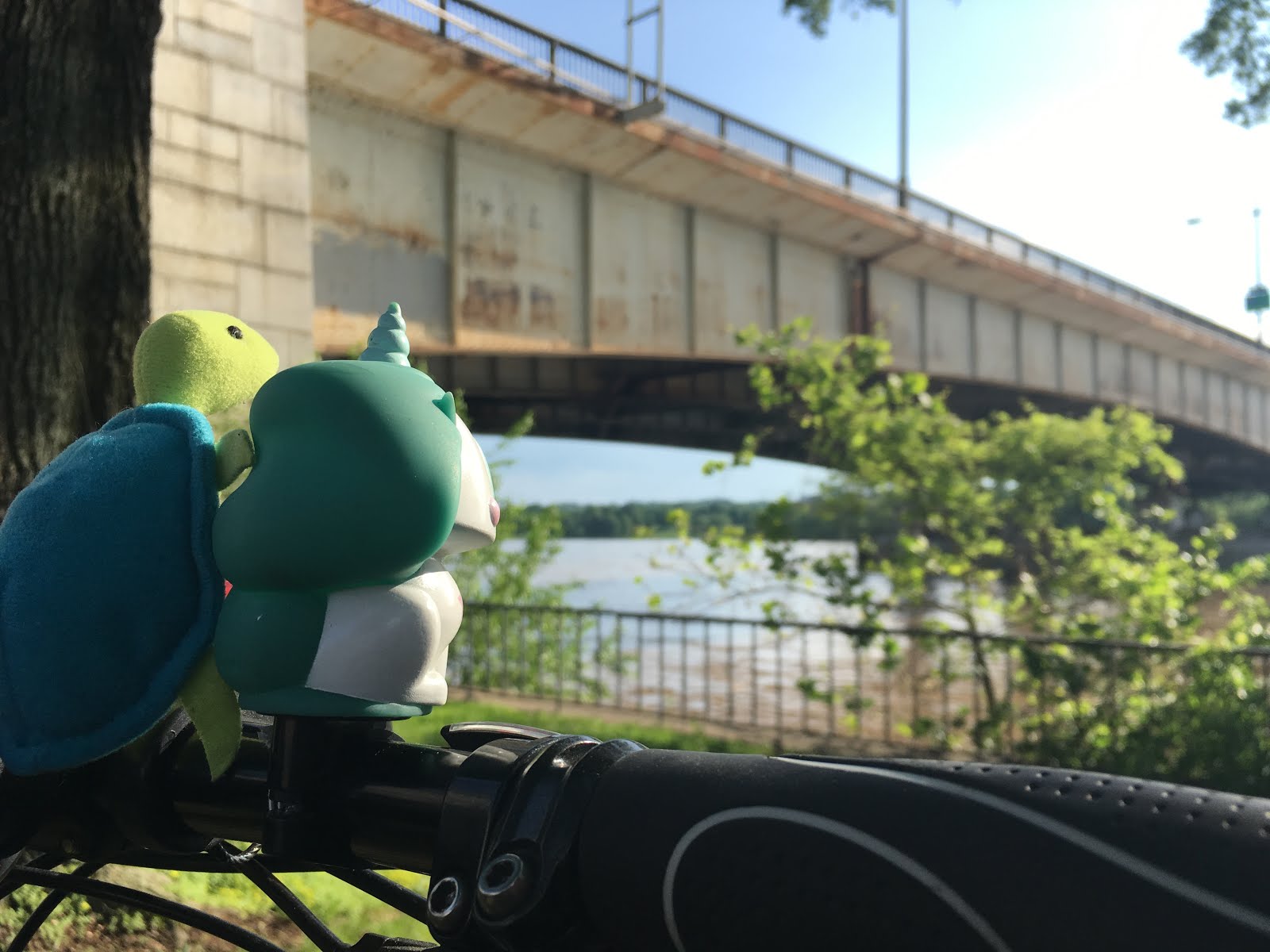 Karyn et Franklin devant la Potomac River