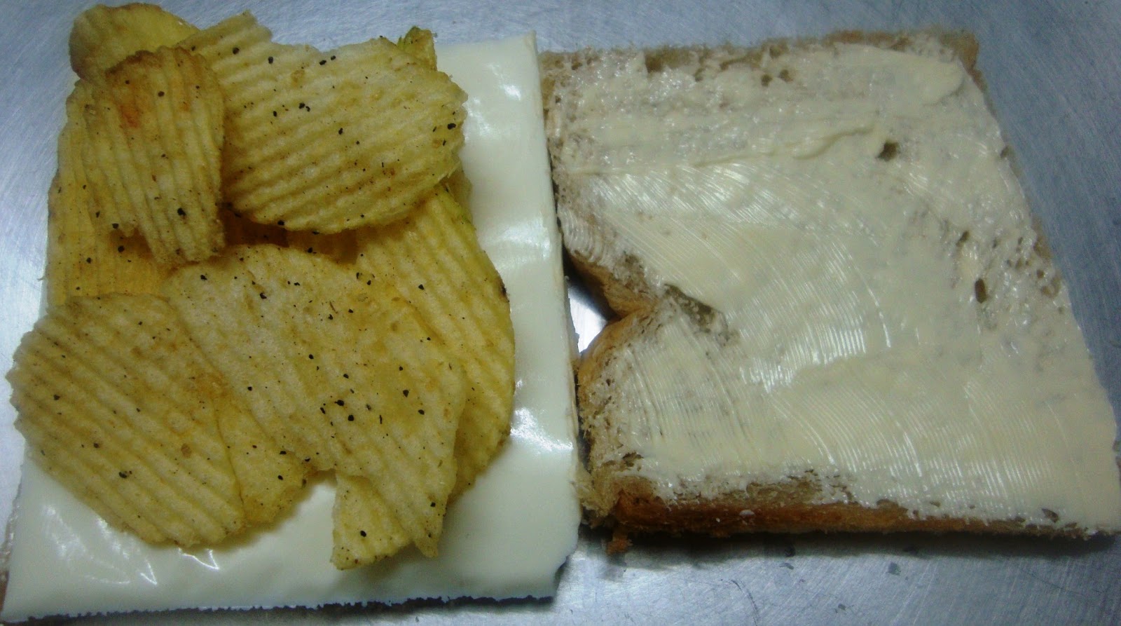 Trystwithcuisine Chips and cheese sandwich