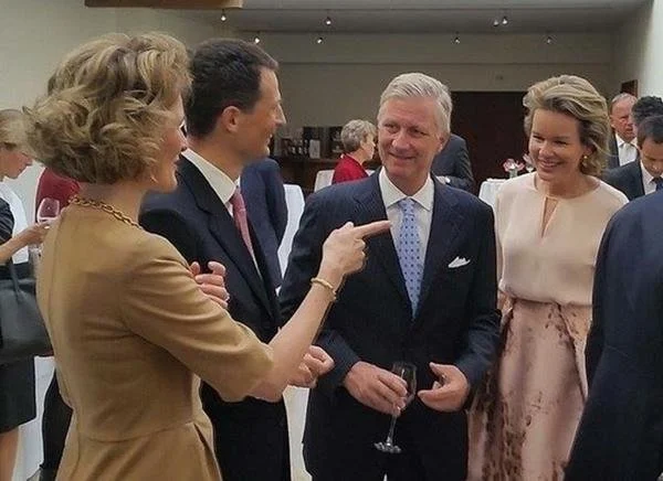 HRH Hereditary Princess Sophie of Liechtenstein - King Philippe and Queen Mathilde attended the annual meeting of the heads of state of German-speaking countries in Vaduz, Liechtenstein (Principality of Liechtenstein), Prince Hans-Adam, Hereditary Prince Alois, Prince Joseph Wenzel, Prince Georg, Prince Nikolaus, Prince Maximilian, Prince Alfons, Prince Constantin, Prince Moritz, Prince Benedikt, 