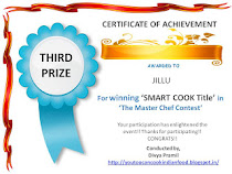Smart Cook award- Third Prize