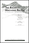 A Book Review of mine for Rocky Mt. Review of Language & Literature (Click on the image below.)