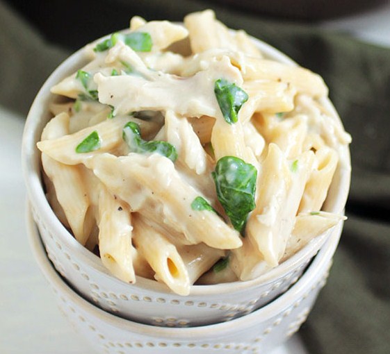 Healthier 30 Minute Chicken Spinach Alfredo Healthier 30 Minute Chicken Spinach Alfredo