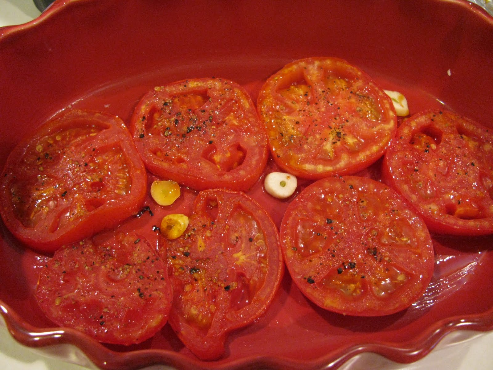 The Empty Nester Gourmet Roasted Tomato, Eggplant & Mozzarella Napoleon