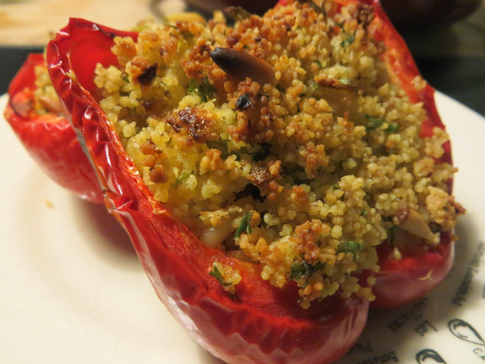 Veggie paprika met couscous