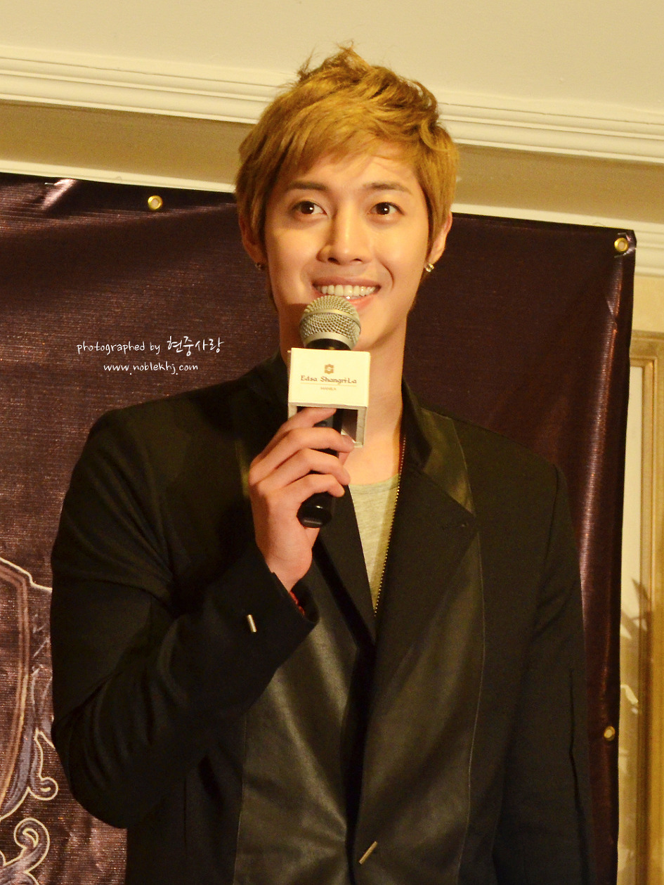 4DLeader4ever [4D Photos] Kim Hyun Joong at ‘Break Down’ Press